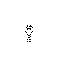 View Belt Tensioner Bolt. Bolt Socket. Full-Sized Product Image