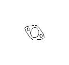View Exhaust Gas Recirculation ((EGR)) Tube Gasket Full-Sized Product Image