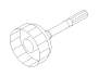 View Automatic Transmission Output Shaft. Shaft Complete Drive (Rear) (AT). Full-Sized Product Image 1 of 2