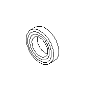 View Automatic Transmission Output Shaft Bearing. Radial Ball Bearing (AT). Full-Sized Product Image