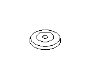 View Suspension Crossmember Insulator. Suspension Crossmember Stop (Rear, Lower). Full-Sized Product Image