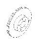 View Disc Brake Rotor. Brake Disk (Front). Full-Sized Product Image