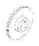 View Disc Brake Rotor. Brake Disk (Front). Full-Sized Product Image