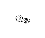 View Radiator Mount Bracket. Bracket Radiator UP (Upper). Full-Sized Product Image