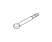 View Tie Down Hook. Tow Hook. Hook Complete. Hook TRACTIVE (Front). Full-Sized Product Image