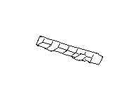 View Bumper Cover Brace. Bumper Cover Reinforcement Bracket (Left, Front, Driver). Full-Sized Product Image