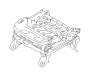 View Seat Cushion Pad. Seat Frame. ST Frame Cushion (Left, Front). Full-Sized Product Image 1 of 2