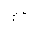 View Sunroof Drain Hose. Drain Tube Sun Roof (Front). Full-Sized Product Image