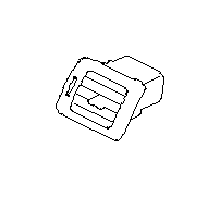 View Dashboard Air Vent. Grille Vent SDRH. Ventilation (Right, Passenger). Full-Sized Product Image