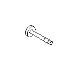 View Instrument Panel Reinforcement Bolt (BOLT&WASH M8 X 57, BOLTXM8 X 57) Full-Sized Product Image