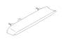 View High Mount Stop Light Lens. Lens and Body High Mount Lamp (Center). Full-Sized Product Image