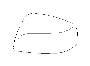 View Door Mirror Cap. Door Mirror Cover. Cover Cap Repair (Right, Outer, Painted). Full-Sized Product Image