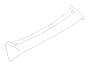 View Spoiler Gasket. Protector Spoiler (Rear). Full-Sized Product Image