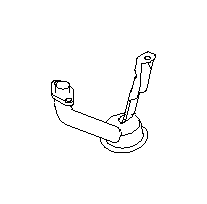 View Engine Oil Pump Pickup Tube. Oil Strainer Engine. Full-Sized Product Image