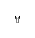 View Screw Round Head 5X16X16 Full-Sized Product Image 1 of 2