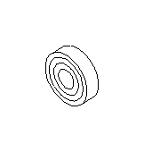 View Manual Transmission Output Shaft Bearing. Transfer Case Output Shaft Bearing (MT). Full-Sized Product Image 1 of 5