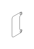 View Disc Brake Pad Shim. Disk Brake (Inner). Full-Sized Product Image