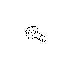View Disc Brake Caliper Bolt. Bolt 12X37. Full-Sized Product Image