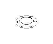 View Fuel Tank Sending Unit Gasket. Packing Level Sensor. Full-Sized Product Image
