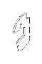 View Radiator Air Seal. Packing Radiator (Lower). Full-Sized Product Image 1 of 3