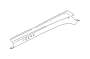View Fender Rail Bracket. Separator (Left). Full-Sized Product Image 1 of 8