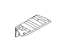 View Floor Extension. Floor Pan Reinforcement. Floor Side (Right, Rear). Full-Sized Product Image