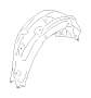 Image of Quarter Panel Splash Shield. MUD Guard R (Right, Rear). image for your 2019 Subaru WRX   