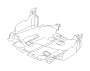 View Radiator Support Splash Shield. Under Cover COM FDIT (Front). Full-Sized Product Image