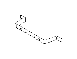 View Instrument Panel Air Bag Bracket. Instrument Panel Mounting Bracket (Lower, Center). Full-Sized Product Image 1 of 10