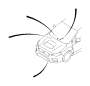 Image of Air Conditioning (A/C) Condenser. A / C Condenser. image for your 2003 Subaru WRX  SEDAN 