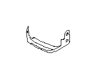 View Battery Cable Harness Bracket Full-Sized Product Image