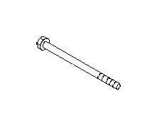 View Engine Crankshaft Main Bearing Cap Bolt. Bolt Cylinder Block. Full-Sized Product Image