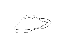 View Coil Spring Insulator. Suspension Coil Spring Cap (Front, Upper). Full-Sized Product Image 1 of 4