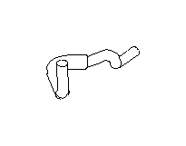 View HVAC Heater Hose (Outer, Outlet) Full-Sized Product Image