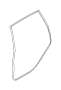 View Door Seal. Weatherstrip Door R (Left, Rear). Full-Sized Product Image