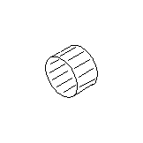 Image of Automatic Transmission Extension Housing Bearing. Bearing NEEDLEROLLER (AT). image for your 2023 Subaru Ascent   