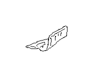 Image of Floor Pan Reinforcement. Frame Stiffener. Gusset Complete Frame Side (Right). Gusset FRM SD R CRH. image for your 2015 Subaru BRZ 2.0L 6MT HIGH 