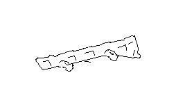 Image of Bumper Cover Bracket. Bumper Cover Support Rail. Bumper Guide. Bracket SD R (Left, Rear, Driver)... image for your 2015 Subaru Crosstrek  Base 