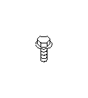View Flange Bolt. Bolt Torx 10X28. Full-Sized Product Image