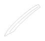 View Body A Pillar Trim Panel. Trim Panel A PL (Left, Upper, Green). Full-Sized Product Image