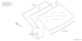 Image of Glass Reveal Molding. Molding Window. MODLING Window (Rear, Back). image for your 2008 Subaru Forester   