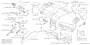 Image of Firewall Insulator. Instrument Panel Cover. Instrument Panel Knee Bolster (Driver, Lower)... image for your 2024 Subaru Ascent   