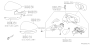 Image of Door Mirror Cover. Door Mirror Trim Ring. Cover Cap Mirror (Right, Lower, Outer). image for your 2023 Subaru Ascent   