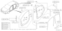 Image of Door Seal. Weatherstrip Door R (Left, Rear). Rubber Seal around the. image for your 2002 Subaru Legacy   