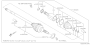 Image of CV Joint Kit. Shaft and Joint Kit. EBJ Shaft Unit (Front). image for your Subaru Impreza  