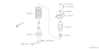 Image of Suspension Shock Absorber. Suspension Strut. Shock ABS Complete R (Rear). Cartridge and Base of. image for your Subaru Impreza  