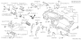 Image of Instrument Panel Support. Bracket SIA (Upper, Center). image for your 2023 Subaru Forester   