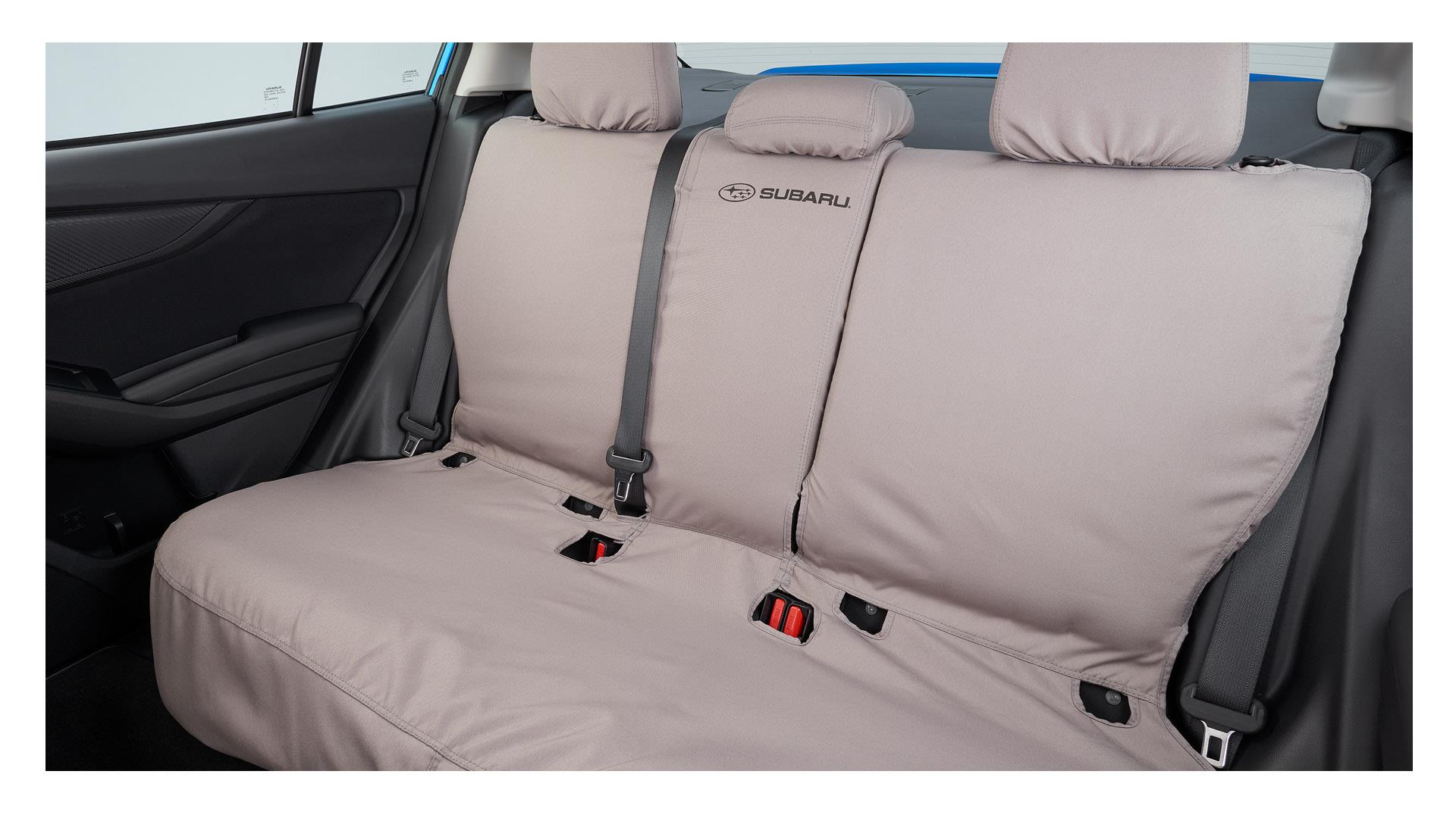 F411SFL000 Subaru Rear seat cover for models with center arm