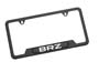 Image of License Plate Frame (BRZ) Matte Black. Frames are available. image for your 2019 Subaru BRZ   