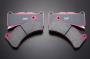 Image of Brembo Brake Pad - Front (6pot / 2pot) image for your 2005 Subaru WRX   
